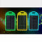 5000mah Waterproof Solar Power Bank External Battery Charger For Phone Blue
