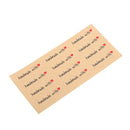 120PCS DIY Kraft Sealing Stickers Paper Crafts Hand Made Label Packaging BX