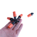 5-Head Adjustable Garden Spray Nozzle Greenhouse Automatic Sprinkler Adapter JR