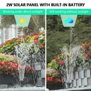 13CM solar pump water fountain for garden pond fountain pond pump fountainJ Gw