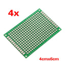 4pcs Double-Side Prototype FR-4 PCB Stripboard Universal Printed Circuit Bo I4Y3