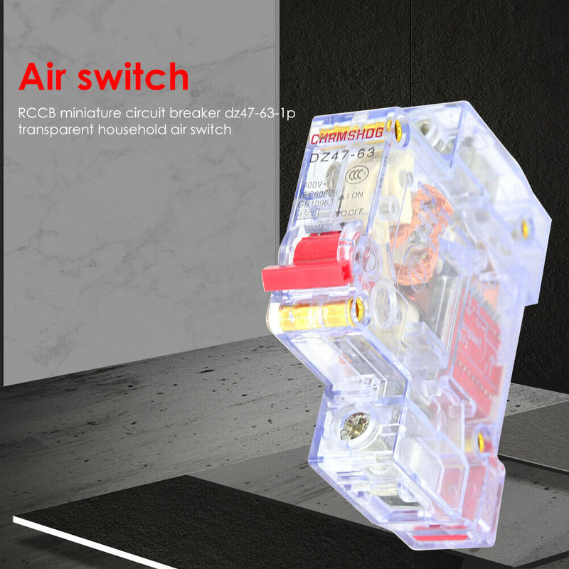 DZ47-63-1P Residual Current Circuit Breaker Rail Mounted Air Switch (10A) A