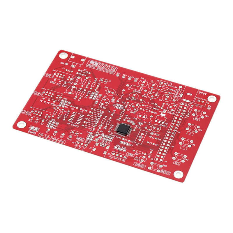 DSO138 2.4" TFT Digital Oscilloscope Acrylic Case DIY Kit SMD Soldered Pi 3C