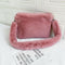 Women Plush Messenger Bag Big Capacity Fluffy Shoulder Handbags (Pink)