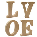 Wooden Alphabet Craft Letter Plaque Wall Hanging Wedding Nursery Decor LOVE