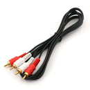 Dual RCA 2RCA Phono Plug Male to Male Audio Cable Lead Connector 1.5M Hn