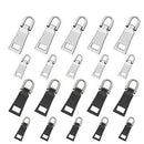 20 Pieces Zipper Pull Tabs Replacement Heavy Duty Zip Fixer Zipper Tags Rep