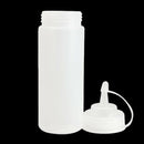 24oz Clear Plastic Squeeze Bottle Condiment Oil Dispenser Ketchup Mustard Sauces