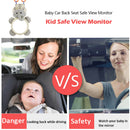 Cartoon Elephant Car Adjustable Rearview Mirror Infant Safety Back Mirror