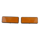 2 Pieces Universal Motorcycle Motorbike Motor Scooter Rectangle Reflectors -