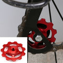 1Set 11T Bike Ultralight Aluminum Alloy Outdoor Bearing Wheel Rear Deraille K4Y4