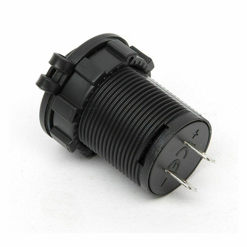 12V/24V 3.1A Car Cigarette Lighter Socket Dual USB Charger Adapter LED Voltmeter