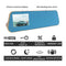 Vehicle V40 Recorder Two-lens Rear View Mirror Camera Video Dashcamera Full HD