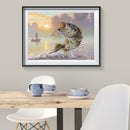 5D DIY Full Drill Diamond Painting Fish Embroidery Mosaic Craft Kits Decor