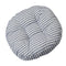 45cm Tatami Cushion Handmade Pillow Floor Chair Seat, Cotton, Blue Strips