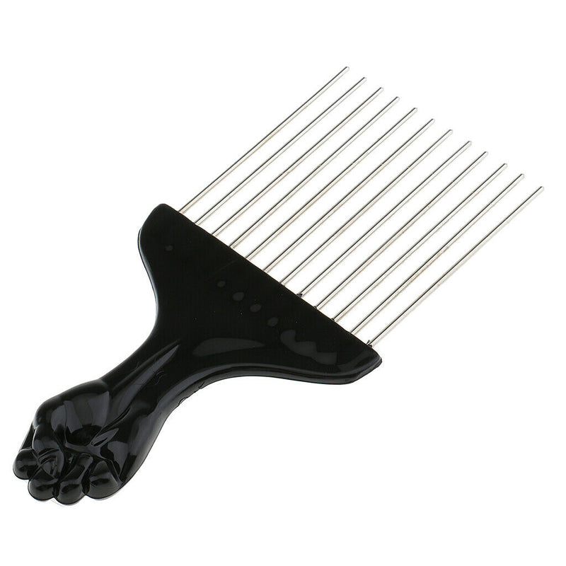 Stainless Steel Salon Hair Cutting Styling Hairdressing Barbers Brush Comb