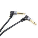3.5mm Socket Stereo Female to Dual 6.35mm Plug Male Y Splitter Cable 9 inch A