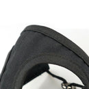 Baseball Hat Sun-shading Bucket Cap with Ear Holes For Dog Pet Cats Black S