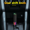 Car Gear Shift Knob Carbon Fiber Aluminum Alloy Shifter Stick Knob Universal