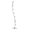 7 Compartments Metal Rack Clothes Towels Ball Waterfall Bracket K1B9
