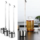 3x Stainless Long Handle Pouring Hanging Wine Dipper Sauce Ladle with Hook