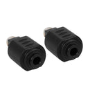 2 Packs Optical 3.5mm Female Mini Jack Plug To Digital Toslink M Audio Adap R5Z8
