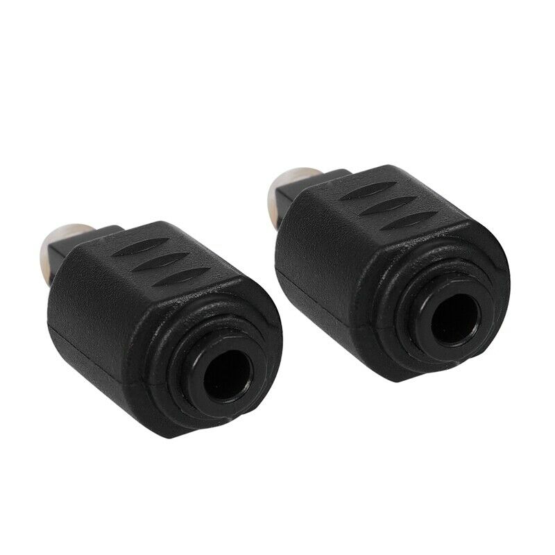 2 Packs Optical 3.5mm Female Mini Jack Plug To Digital Toslink M Audio Adap R5Z8