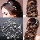 1 Piece Pearls Wedding Hair Vine Crystal Bridal Accessories Diamante Headware
