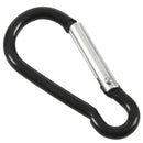 Carabiner Clip Lock Hook Keychain Black Small 100pcs