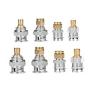 8 Pcs BNC To SMA Type Male Female RF Kit Adapter Connector Test Converter TUA