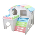 Hamster House Small Animal Hideout Mini Hut Hamster Cabin Cage