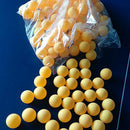 50 pcs 40 mm table tennis training balls, ping pong balls, Yelow/White Rand
