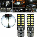 2X T10 168 194 W5W 3014 24SMD LED Canbus No Error Car Side Wedge Light White LED