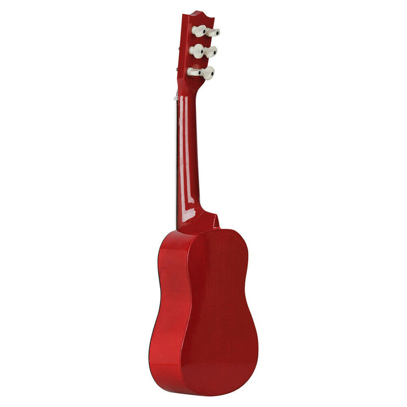 21 inch Portable Mini Guitar Wood 6 Strings Ukulele Children Learning Toys