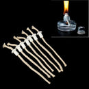 7 Ceramic Holders for Tiki torch Wine bottle oil lamp W/ COTTON Kerosene Wick HM