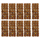 10pcs 15mm Golden Square Shaped Rhinestone Ribbon Slider Wedding Buckles