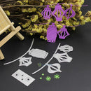 3Pcs/Set Conch Lantern Cutting Die Stencil Scrapbook Embossing Folder DIY Craft
