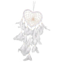 1x White Heart Dreamcatcher Dream Catcher DIY Romantic Wedding Decoration