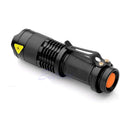 Portable UV Ultra Red LED Flashlight Zoomable Focus Blacklight Torch Light Lamp