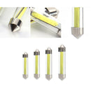 2pcs 31-39mm Festoon LED COB 12V Car Interior Dome Light Bulbs C5W Lamp 46-48mA