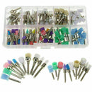100Pcs White Dental Nylon Point head Polishing Brush s Burs Angle Contra La C3N7