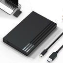 2.5'' 6TB External Hard Disk Drive Type-C 3.1 Data Transfer HDD Box Case Black #