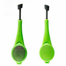 New Infuser Loose Leaf Strainer Herbal Spice Silicone Diffuser E0W4