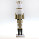 38cm Wooden Nutcracker Drummer Figures Ornaments for Shelves and Tables, Home