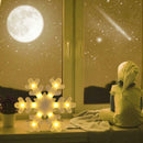 Festival Snowflake LED Desk Lamp Party Kids Bedroom Home Decor Night Light