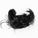 Women Black Hair Wave Scrunchie Bun Extensions Curly Ponytail Hairpiece Z3N1