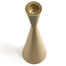 Conical Candlestick, Metal, Hourglass Shape, Suitable for Standard Candlest