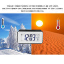 Digital LED Backlight LCD Snooze Table Electronic Alarm Clock Temperature