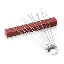 Luthier Tool Saw Rods Slot Filing Set Guitar Nut Slotting File Kit