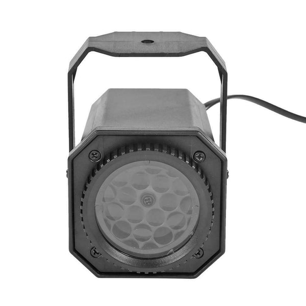 Christmas Pattern LED Projector Colorful Rotating KTV DJ Disco Lamp (EU B) A#S